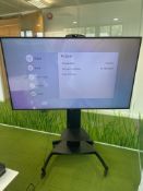 Samsung UE75NU7172U 75" Television Complete With Mobile Conference Stand & Remote Control