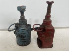 2no. Hydraulic bottle jacks