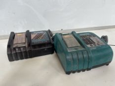 2no. Makita Battery Chargers 230V