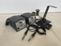 2no. Quick 203H Lead Free Soldering Machines & Accessories as Lotted