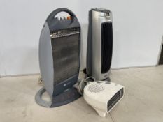3no. Various Electric Heaters as Lotted