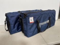 2no. Cresent Soft Shell Equipment Carry Cases as Lotted Approximately 600 x 300mm