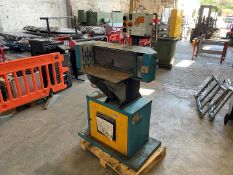 Fintec 333 8" Horizontal Belt Linisher . Forklift loading available