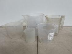 5no. Various Measuring Jugs as Lotted