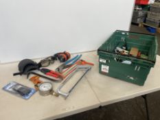 Quantity of Various Tools & Sundries Comprising, PPE Equipment, Saws, Blades, Screwdrivers & Other