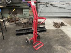 Metal Frame Heavy Duty Gas Bottle Trolley as Lotted