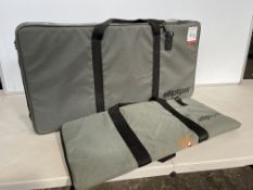 2no. Elliptipar Soft Shell Equipment Carry Cases as Lotted Please Note: Damage to Small Case