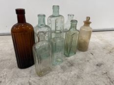 8no. Various Antique Medical Bottles as lotted