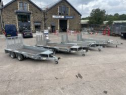 Unreserved Online Auction - 4no. Ifor Williams Plant Trailers & Ivor Williams Trailer Parts