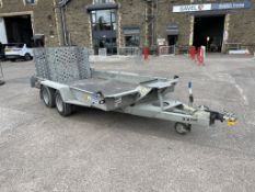 Ifor Williams GH126 Twin Axle Plant Trailer, Bed Size 3660mm x 1840mm, GVW: 3500kg, Hitch Lock Not