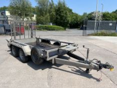 Stolen Recovered 2018 Nugent Engineering P3115H Twin Axle Plant Trailer, Gross Weight Capacity 3,
