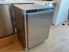 Unused Polar Refrigeration CD081 Stainless Steel Undercounter Freezer, 150Ltr, 230v, 610 x 610 x