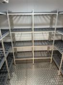 4-Tier Commercial Aluminium Shelving Unit 1260 x 460 x 1680mm