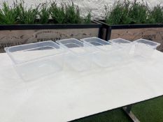 Unused 2no. GN13H150 Polypropylene Gastronorm Food Containers, GN1/2H150 Food Container & 2no. 1/6