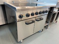 Unused Lincat PHER01 Stainless Steel Commercial 6-Section Induction Hob & Cooker, 3-Phase 900 x