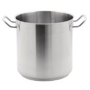 Unused Vogue T193 Stainless Steel Stockpot 20.5L Boxed