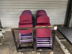 30no. Sandler Seating Fold Away Theatre Seats with