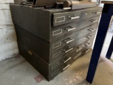 3-Section 6-Drawer Steel Plans Cabinet 1150 x 790 x 780mm. Onsite Loading Assistance Available.