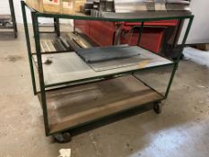 3-Tier Steel Frame Trolley as Lotted 1230 x 610 x 1010mm. Contents Not Included. Onsite Loading