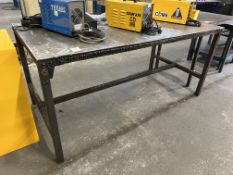 Fabricated Steel Workbench 2010 x 1020 x 940mm. Onsite Loading Assistance Available. Collection by