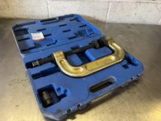 Steel G-Clamp, 240mm Jaw, Complete With Carry Case