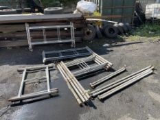 Quantity of Steel Tower Scaffolding Components as Lotted