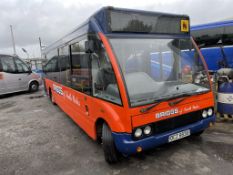 2003 Optare Solo 26-Seater & 19-Standing Bus, Engine Size: 4,250cc, Date of First UK Registration;