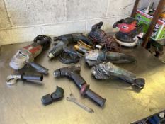 8no. Various Hand Tools Comprising; Clarke Polisher, 3no. Various Angle Grinders, Drill etc.