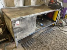 Metal Work Bench 1830 x 770 x 900mm & Record No.36 Heavy Duty Bench Vice