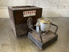 Ferodo Brake Testing Meter Complete With Floor Mounting Block