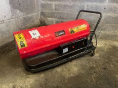 Sridy 240v Industrial Diesel Space Heater as Lotted, Please Note: Mobile Base Not Present