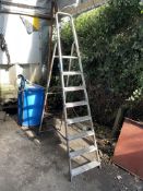 8-Tread Aluminium Folding Step Ladder
