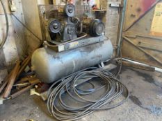 Industrial V Belt Driven 200 Litre 3 Phase Air Compressor & Air Lead