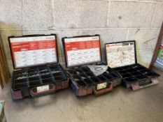 3no. Wurth Carry Cases Comprising; Screws & Washers as Lotted