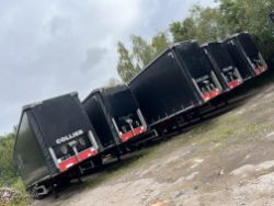 Unreserved Online Auction - Fleet of Montracon Curtainside Articulated Trailers