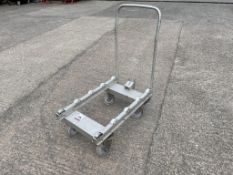 Aluminium Trolley with Top Mounted Rollers 900mm x 520mm