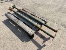 2no. Adjustable Steel Props, Length Approximately 1700mm x 3200mm