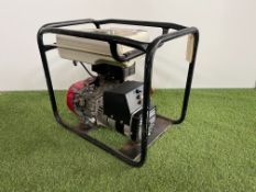 Honda GX160 Petrol Generator as Lotted. Please Note: No VAT on Hammer Price, Collection By