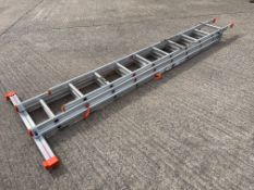 Facal EN131 27 Tread Triple Extension Ladder, Collection By Appointment Only 09:30 to 12:00 Thursday