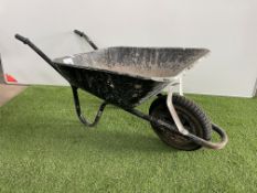 B&Q Heavy Duty Wheel Barrow, Please note: Wheel Bracket Twisted, Collection By Appointment Only 09: