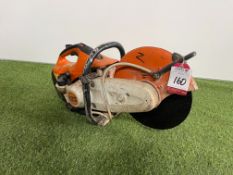 STIHL TS 410 Petrol Disc Cutter as Lotted. Please Note: No VAT on Hammer Price, Collection By