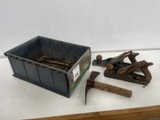 Various Handtools as Lotted. Please Note: No VAT on Hammer Price, Collection By Appointment Only