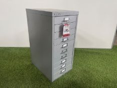 Bisley 10 Draw Metal Filing Cabinet as Lotted, Please Note: No VAT on Hammer Price, Collection By