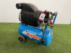 24L Air Master 240v Air Compressor as Lotted. Please Note: No VAT on Hammer Price, Collection By