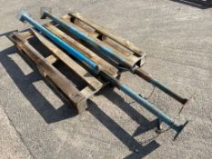 2no. Adjustable Steel Props, Length Approximately 1700mm x 3200mm
