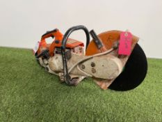 STIHL TS 400 Petrol Disc Cutter as Lotted. Please Note: No VAT on Hammer Price, Collection By