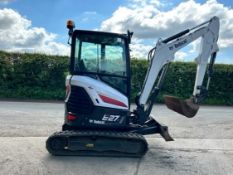 Stolen / Recovered 2020 Doosan DX27Z Tracked Excavator Complete with Hitch and Grading Bucket,