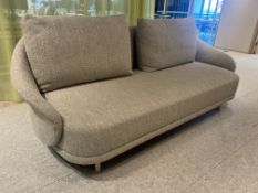 NOR11 New Wave 2-Seater Fabric Sofa, 2200mm Long