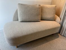 NOR11 New Wave 2-Seater Fabric Sofa, 1800mm Long
