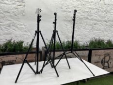 3no. Microphone Stands Comprising; 2no. Compact Stand 401 & 1no. Unbranded